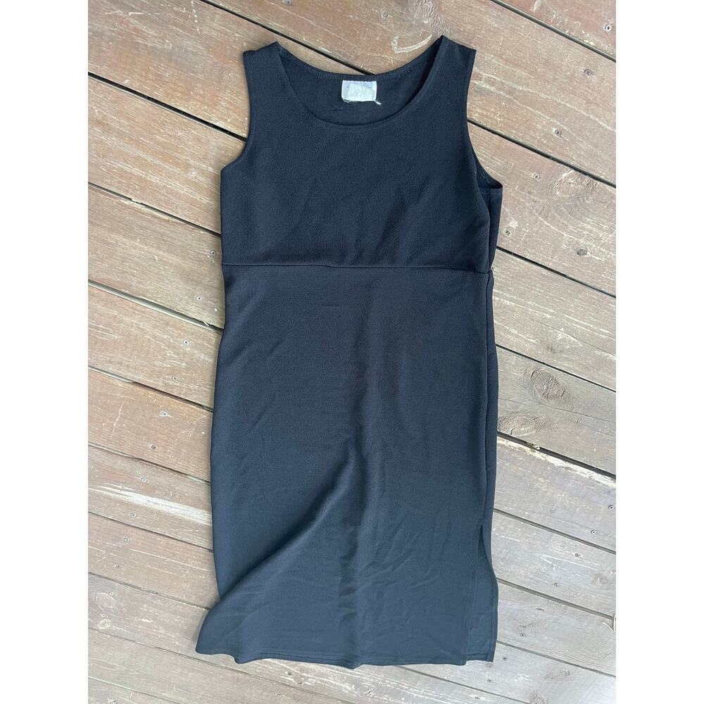 K Petite womens small medium black dress